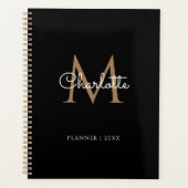 Simple Monogramme Or Noir Script 2023 (Devant)