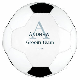simple monogramme personnalisé groomsmen