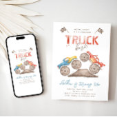 Simple Monster Truck Invitation Anniversaire | Mod