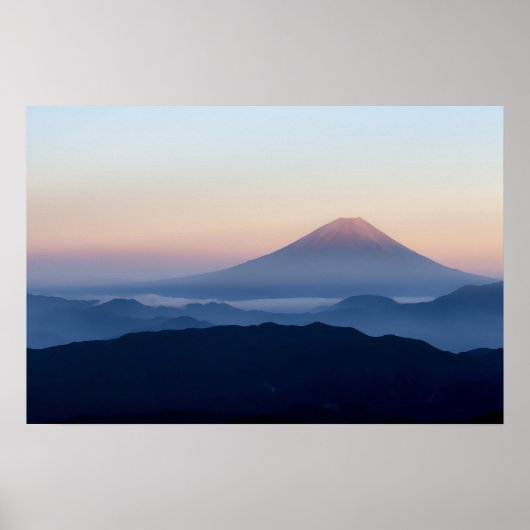 Simple Mont Fuji, Art du Japon | Poster (Devant)
