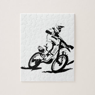 Simple Motorcross Bike en Rider Legpuzzel