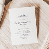 Simple Mountain Bachelorette Kaart