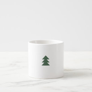 Simple Mug d'arbre de Noël (vert)