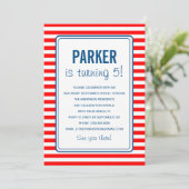 SIMPLE NAVIGATEUR| INVITATION D'ANNIVERSAIRE (Debout devant)