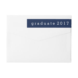 Simple Navy Blue Afstuderen 2016