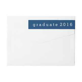 Simple Navy Blue Afstuderen 2016