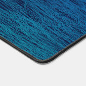 Simple Navy Blue Turquoise Scribble Abstrait (Coin)