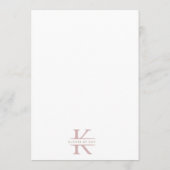 Simple New Year's Eve Invitation  Kaart (Achterkant)