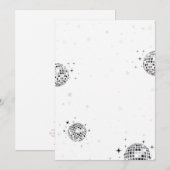 Simple New Year's Eve Invitation  Kaart (Voorkant / Achterkant)