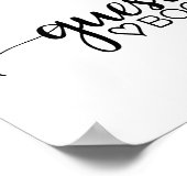 Simple Noir Calligraphie Livre d'or (Coin)