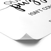 Simple Noir Calligraphie Puzzle Livre d'or (Coin)