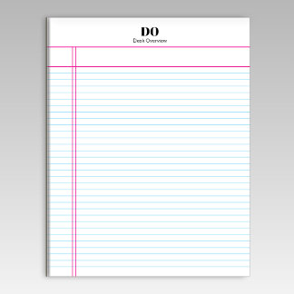 Simple Nom Monogramme Margin College Bloc-notes co