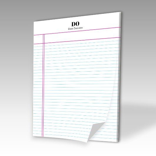 Simple Nom Monogramme Margin College Bloc-notes co