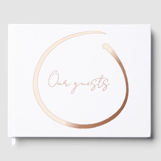Simple Nos invités Mariage Real Foil (Recto)