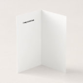 simple nouvelle carte de félicitations pour bébé (Inside)