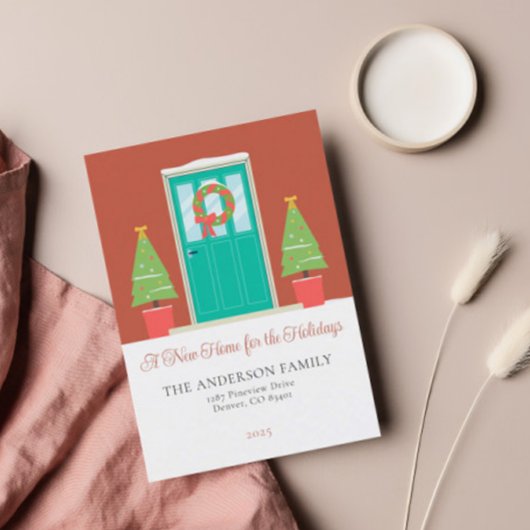 Simple nouvelle maison pour les vacances Carte pos