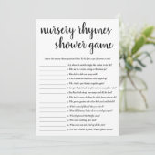 Simple Nursery Rhymes | Carte de jeu noir et blanc (Debout devant)