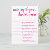 Simple Nursery Rhymes | Carte de jeu rose chaud (Debout devant)