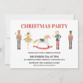 Simple Nutcracker Christmas Party Invitation (Devant)