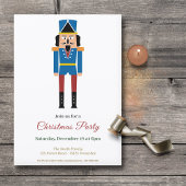 Simple Nutcracker Christmas Party Invitation