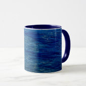 Simple Ocean Ripples Mug (Devant droit)
