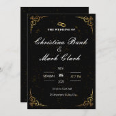 SIMPLE OR FAIRE-PART DE MARIAGE (Devant / Derrière)