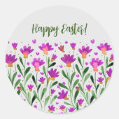 Simple oublier moi pas fleurs Sticker de Pâques (Devant)