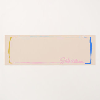 Simple Painted  Yogamat