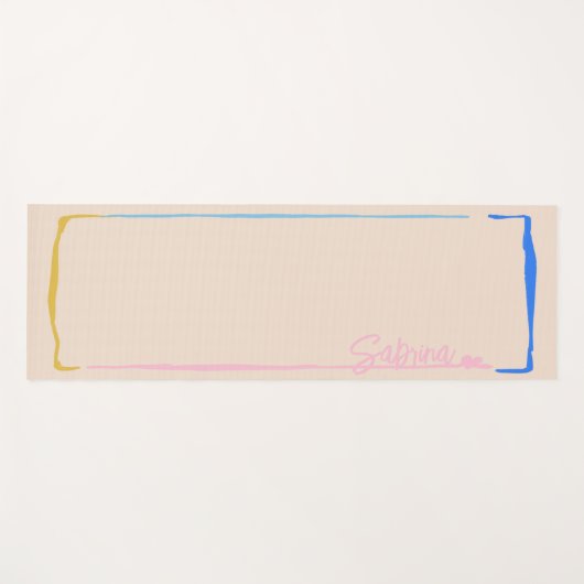 Simple Painted Yogamat (Voorkant (horizontaal))