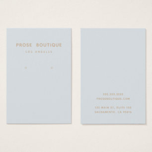 Simple Parisian Earring Display Kaart