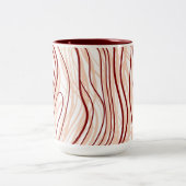 Simple pattern tweekleurige koffiemok (Center)