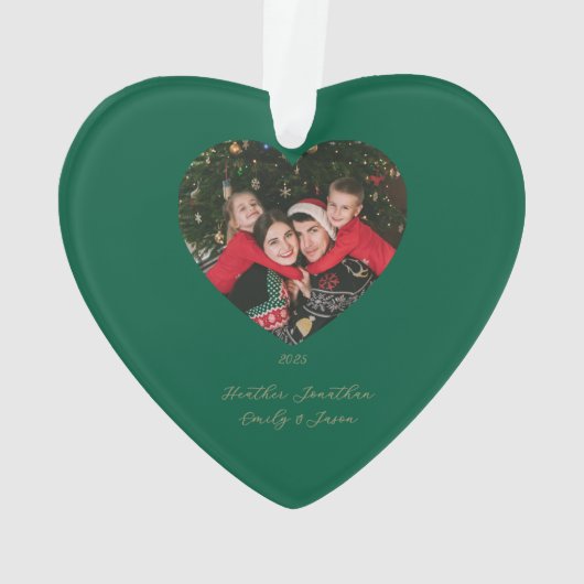 Simple Peace & Love Dove Photo Christmas Card (dos)