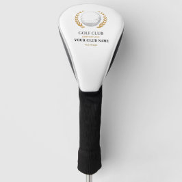 Simple Personalized Logo Golf Club Head Cover