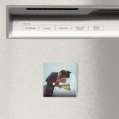 Simple Personalized Wedding Pas getrouwd Foto Magneet (Insitu (Vaatwasser))