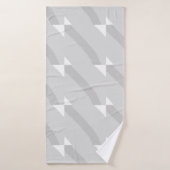 simple personnalisé minimal ajouter votre logo adr (Serviette de bain)