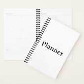 Simple petit 5,5" x 8,5" couverture souple, Spiral (Devant avec enveloppe)