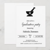 Simple Pharmacie University graduation party Aankondiging (Voorkant / Achterkant)