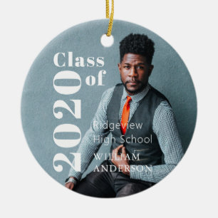 Simple Photo Afstuderen-foto Keramisch Ornament