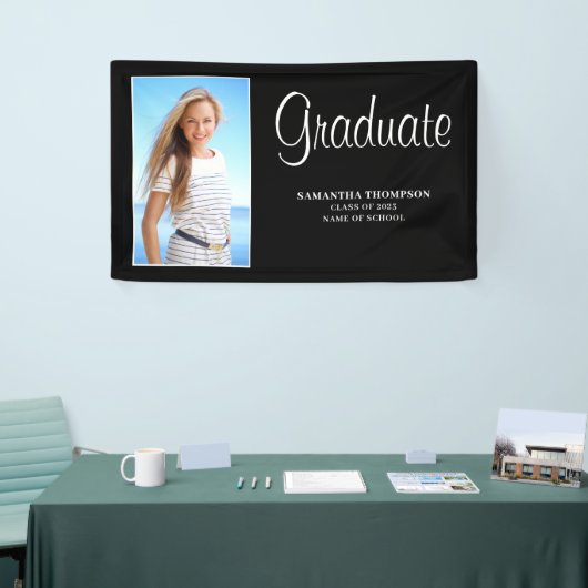 Simple Photo Afstuderen Spandoek (Beurs)