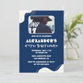 Simple Photo invitations à 67e anniversaire Hommes (Debout devant)