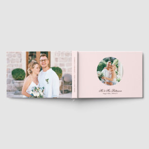 Simple Photo Mariage Rose Feuille D'Or