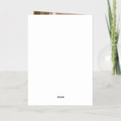 Simple Photo Modern Wedding Foil Thank You Card Folie Wenskaart (Achterkant)