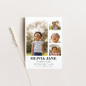 Simple photo moderne Invitation d'anniversaire