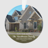 Simple Photo moderne Nouveau Accueil Noël (devant)