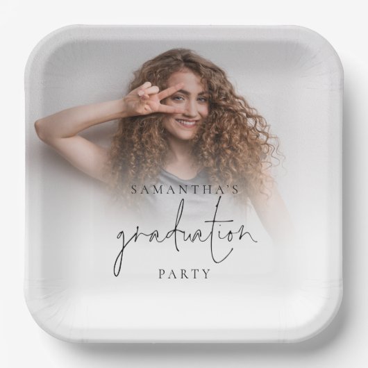 Simple Photo Name Script-Afstuderen Papieren Bordje (Voorkant)