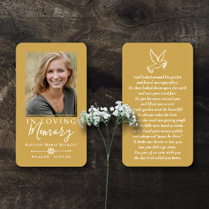 Simple Photo personnalisée Cartes commémoratives d