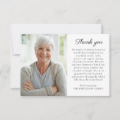 Simple photo Votre message Carte de remerciements  (Devant)