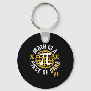 Simple Pi Symbool Shirt National Pi Day Gift Sleutelhanger