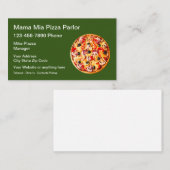 Simple Pizza Shop Italiaans restaurant Visitekaartje (Voorkant / Achterkant)