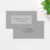 Simple Plain Élégant Minimaliste Moderne Gris (Bureau)